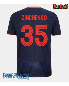 Nottingham Forest Oleksandr Zinchenko #35 Tricou Fotbal Replică 2025-26 Barbati Treilea
